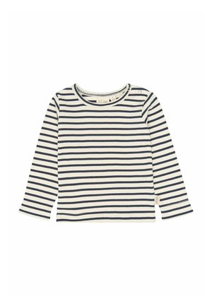Petit Piao, Long sleeved top - navy blazer striped