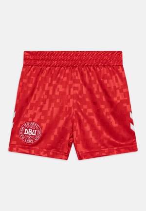 Hummel DENMARK DBU AWAY SHORTS KIDS UNISEX - Träningsshorts - tango red