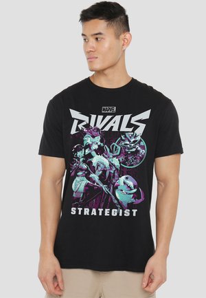 RIVALS STRATEGIST TREND - Print T-shirt - black