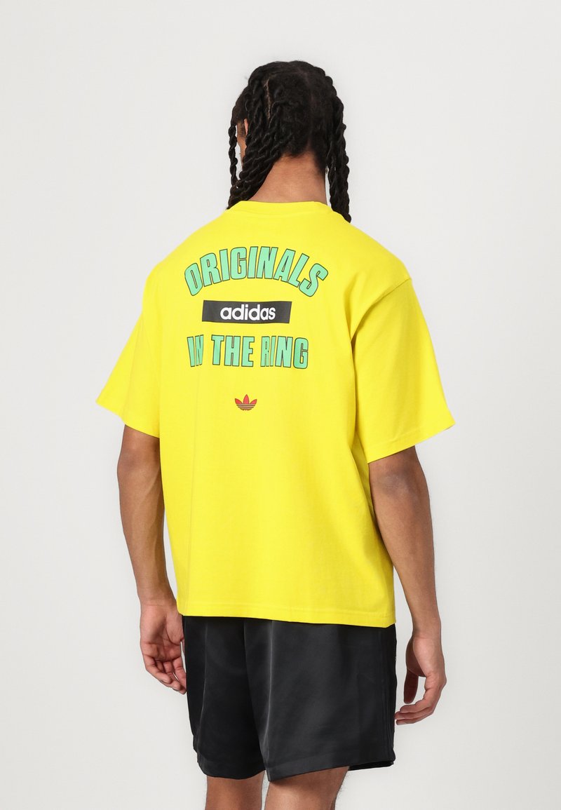 adidas Originals - RING TEE - Print T-shirt - yellow, Enlarge