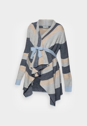 STRIPE MATERNITY NURSING CARDIGAN - Cardigan - blue