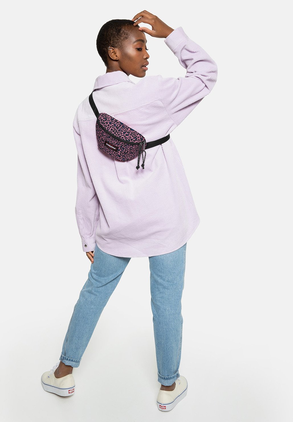 Eastpak SPRINGER - Bum bag - safari leopard/mottled pink - Zalando.de