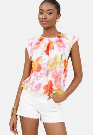 Lipsy REGULAR FIT - Bluse - white floral
