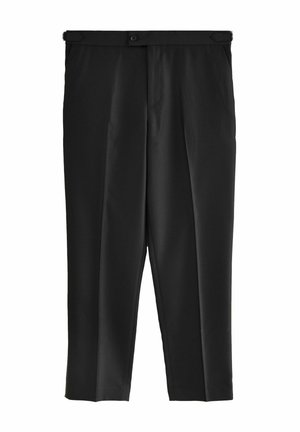 REGULAR FIT - EDIT TAPE DETAIL TUXEDO  - Chino - black