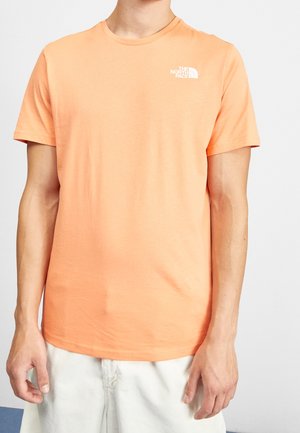 T-shirt med print - orange