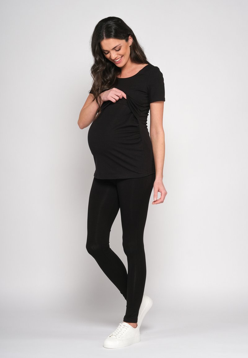 Cool Mama 2 IN 1 - Jednoduché tričko - black