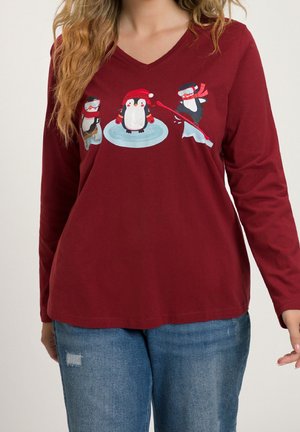 T-shirt à manches longues - dark red