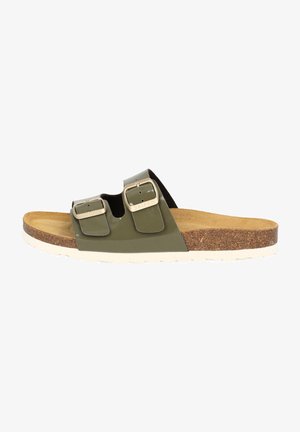 MILOS - Mules - khaki lack