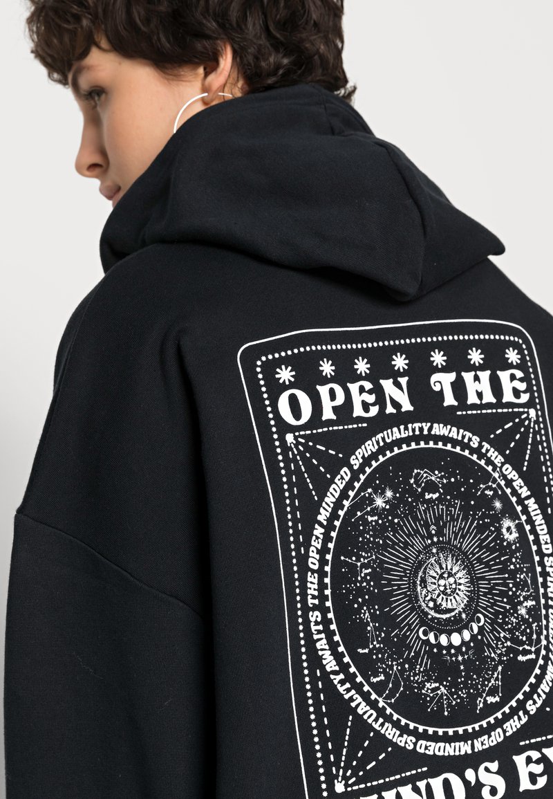 Damen Sweatshirts | Even&Odd EMBROIDERED OVERSIZED HOODED ZIP JACKET Sweatjacke black/schwarz - EW14667 Damen Sweatshirts | Even&Odd EMBROIDERED OVERSIZED HOODED ZIP JACKET Sweatjacke black/schwarz - EW14667