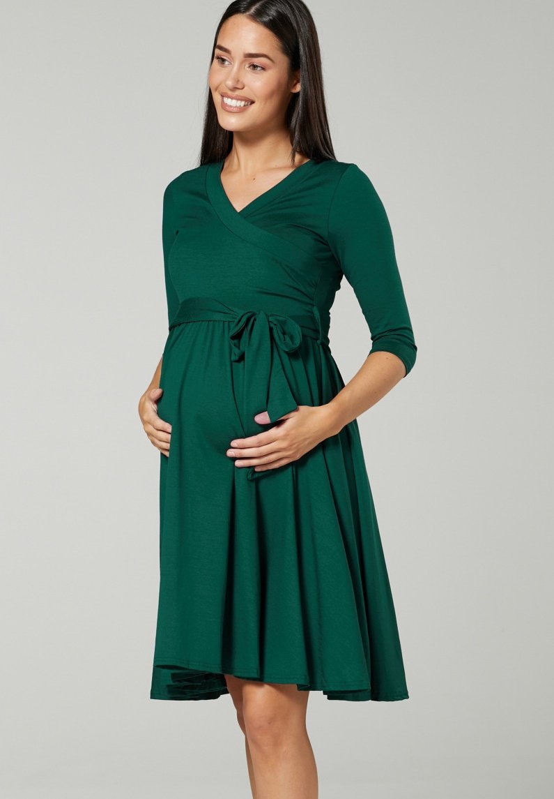 Chelsea Clark UMSTANDSKLEID MIT STILLFUNKTION - Rochie din jerseu - Dunkelgrün