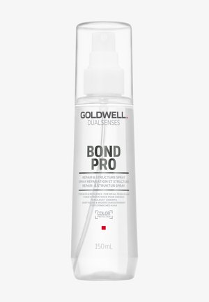 Goldwell Dualsenses Bond Pro Sprühflasche zur Haarreparatur und -struktur, 150 ml, transparent mit weißem Sprühkopf und klarem Verschluss.