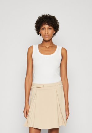 Guess TRIANGLE BLING TANK - Top - pure white