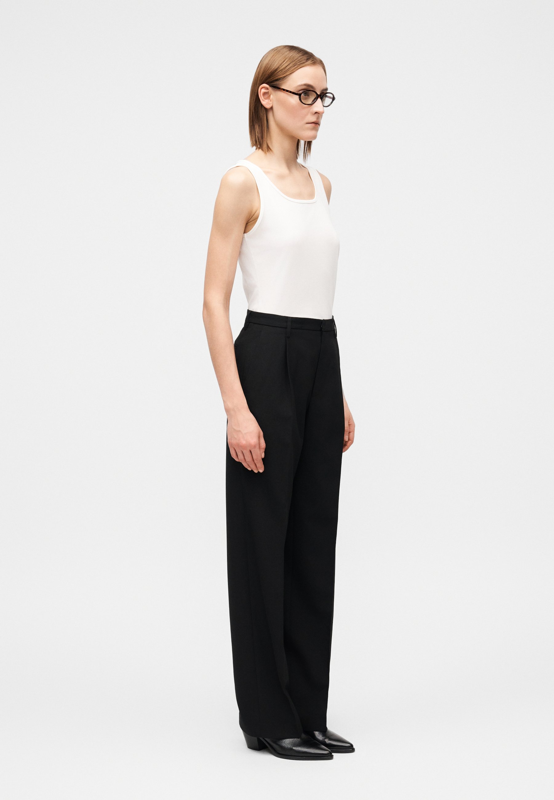 MM6 Maison Margiela PANTS - Trousers - black - Zalando.co.uk