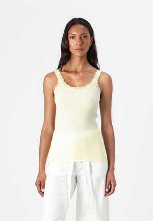 BABETTE DEEP BACK - Toppi - pastel yellow