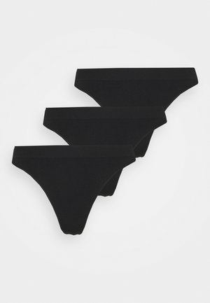 CAT THONG 3 PACK - Stringit - black