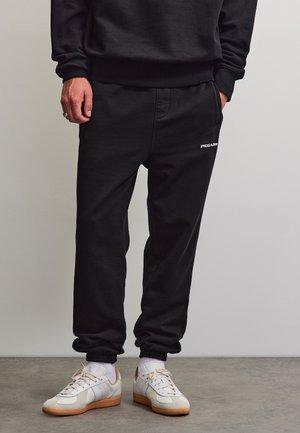 Pegador, LOGO HEAVY JOGGER - Tepláky - washed black