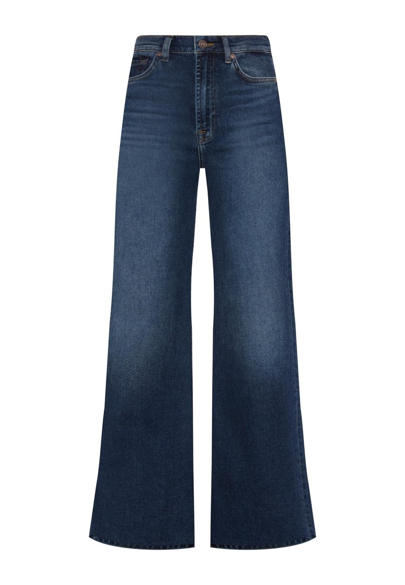 7 For All Mankind Flared Jeans donkerblauw