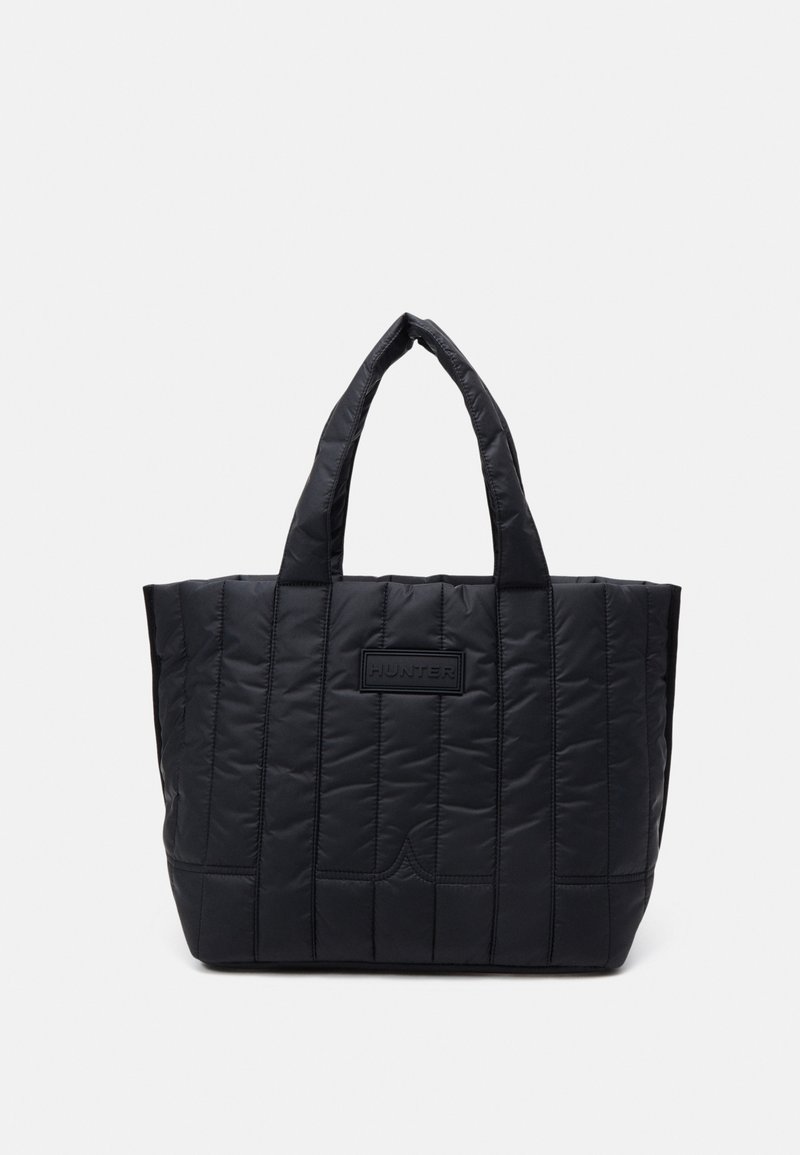 Hunter ORIGINAL PUFFER INTREPID TOTE UNISEX Shopping bag black/nero