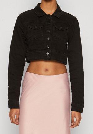 Džínová bunda - black denim