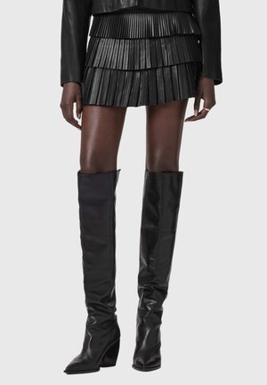 NARA PLEAT SKIRT - Minijupe - black