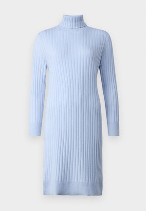 pure cashmere TURTLE NECK DRESS - Φόρεμα-πουλόβερ - baby blue