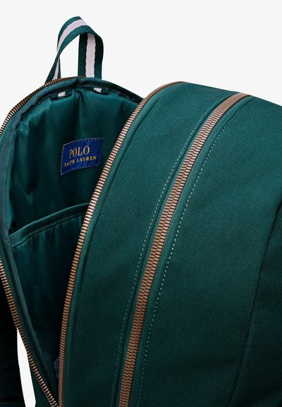 Polo Ralph Lauren VARSITY BACKPACK UNISEX - Ryggsekk - moss agate/cream