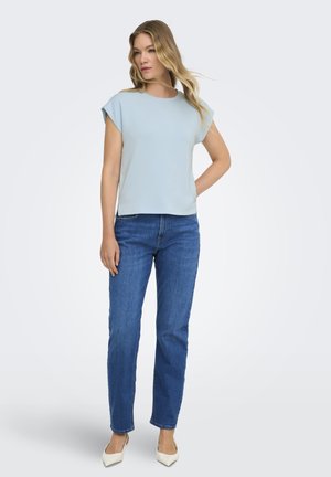 ONLY, ONLMAYA S/L BOXY TOP SWT - T-shirt basic - winter sky