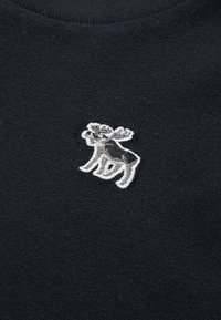 Abercrombie & Fitch TEE 3 PACK - Top dugih rukava - dunkelgrau/dunkelgrün/weiß