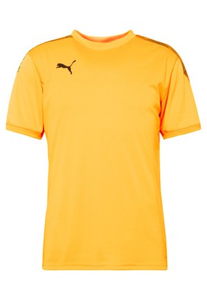 Puma PRO TEE - Camiseta estampada - ultra yellow/puma black