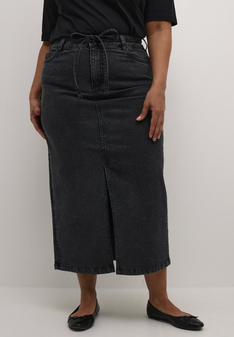 Kaffe Curve GIMA - Maxirok - dark grey denim