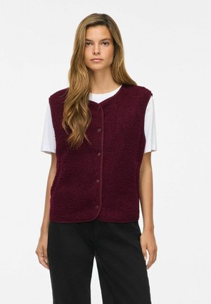 VILA VIMARLON TEDDY O-NECK WAISTCOAT - NOOS - Vest - fig