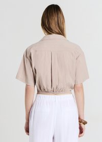 Calliope RILIEVO - Camicia - tortora