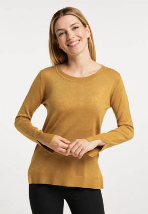 usha, Striktrøje - senfgelb