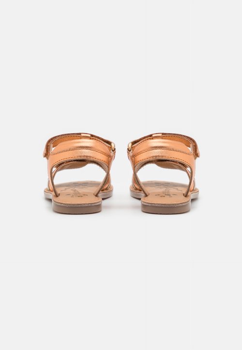 Sandales Kickers Orange Cuir Pour Enfant - Taille 21 EU - Mixte Garçon/fille - Occasion Très Bon état