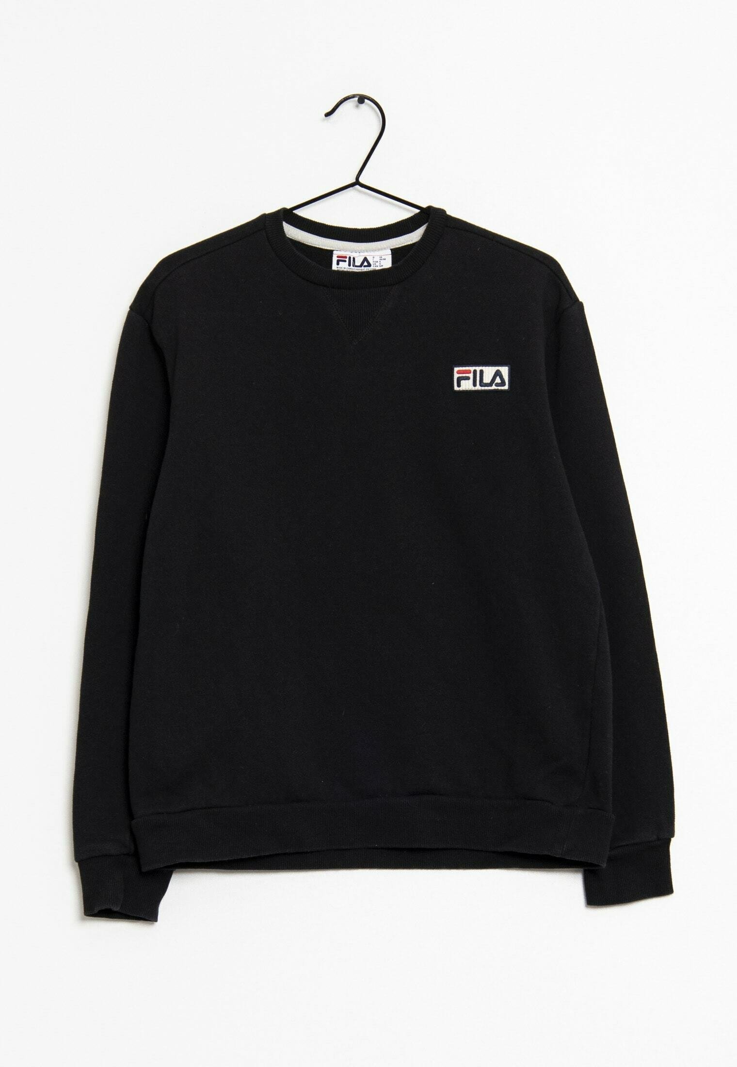 black fila sweater