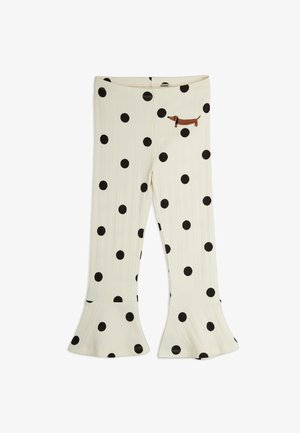 Mini Rodini, DOG FLARED TROUSERS UNISEX - Træningsbukser - offwhite