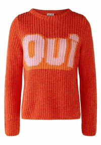 Oui Striktrøje - red