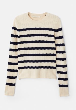Vanessa Bruno ESTELLE - Strikkegenser - ecru/marine