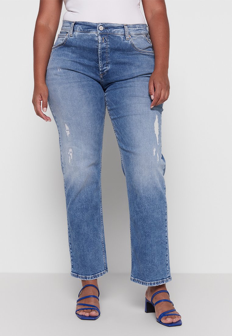Replay Straight leg jeans blauw Replay Straight leg jeans blauw