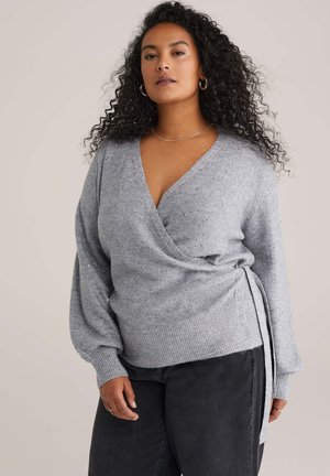 CURVE - Kardigán - grey