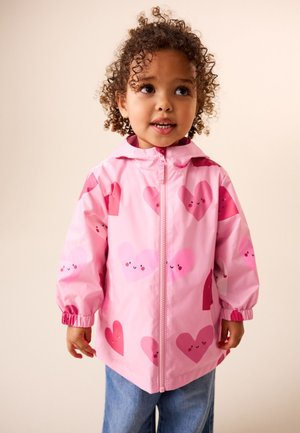 Next, REGULAR FIT - SHOWER RESISTANT PRINTED CAGOULE  - Impermeabile - pink heart