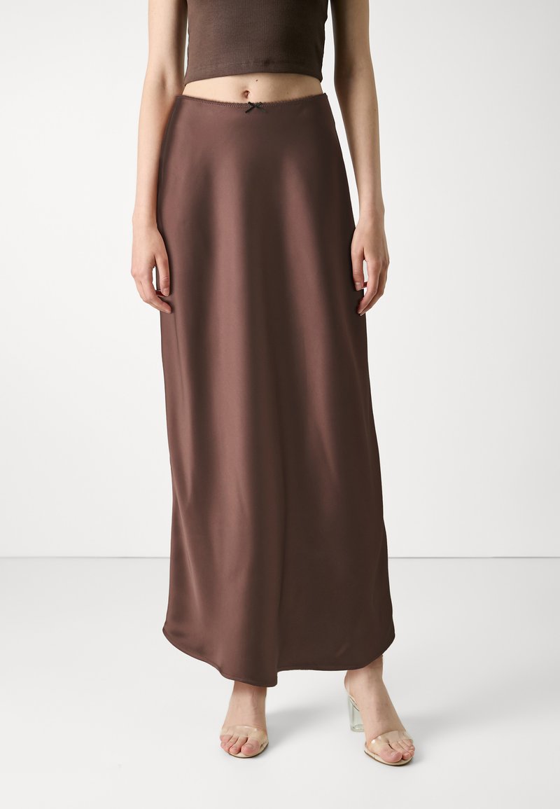 ONLY ONLOLIVIA LONG BOW SKIRT - Maxisukňa - moonscape