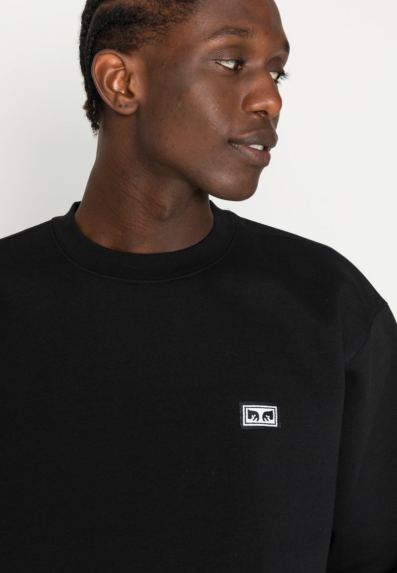 Obey Clothing ESTABLISHED WORKS EYES CREW UNISEX - Sweatshirt - black/noir  - ZALANDO.FR
