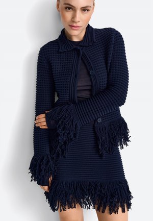 sukňa v tvare A - midnight blue