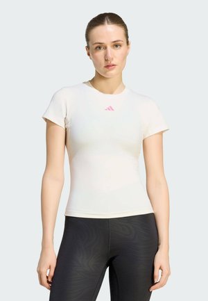 adidas Performance, ADIDAS PERFORMANCE 3-STRIPES STUDIO BABY TEE - T-shirt basique - chalk white