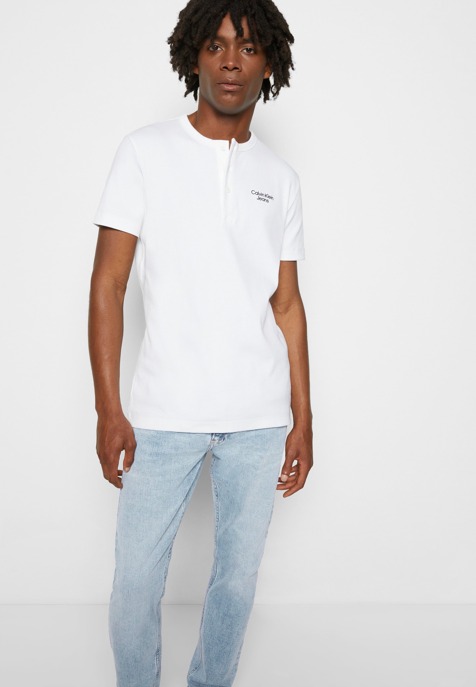 Calvin Klein Jeans Slim fit jeans - denim light/Blauw denim/bluedenim -  Zalando.nl
