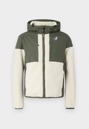 SAMSON UNISEX - Giacca in pile - green blackish/ecru