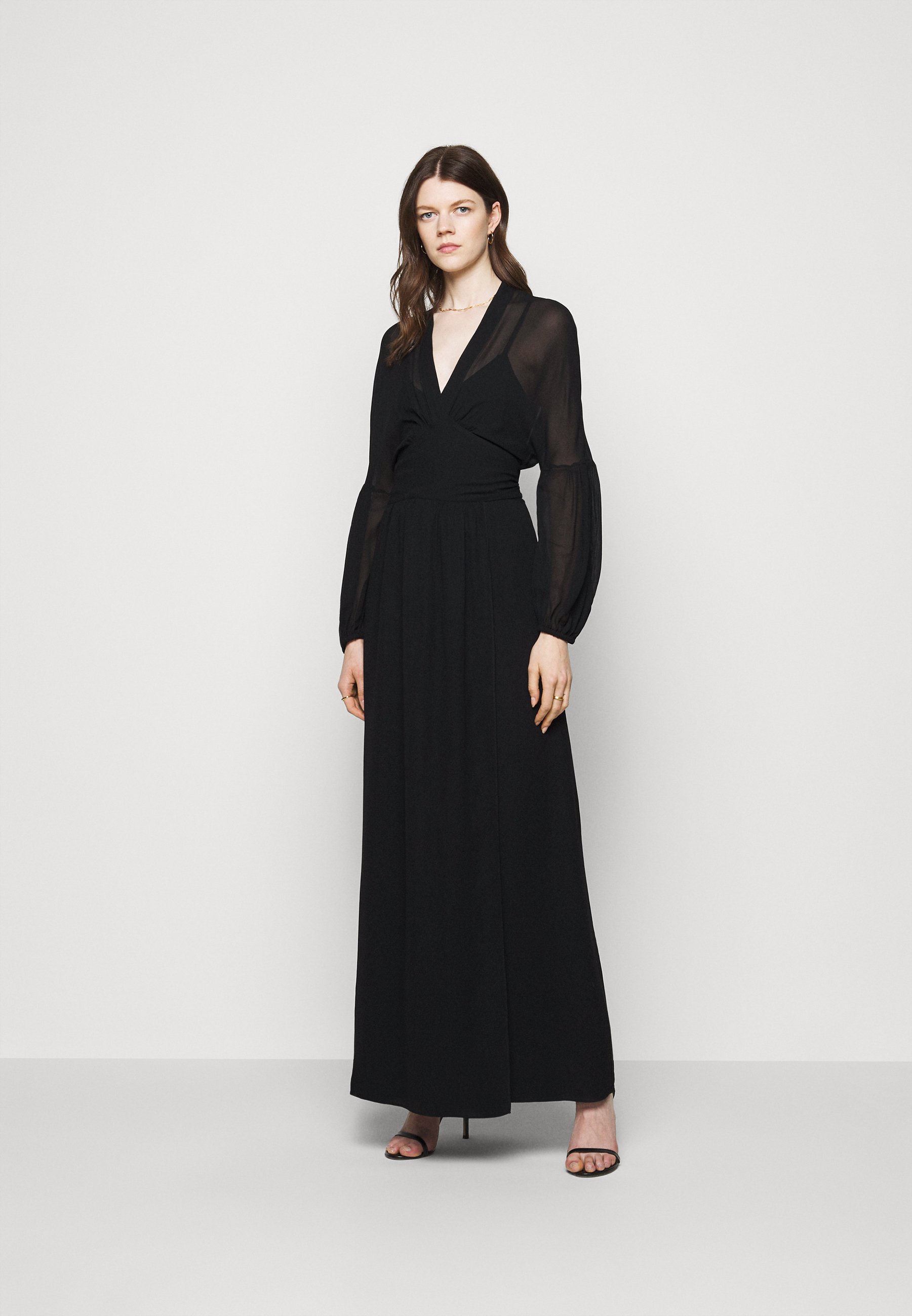 zalando robe longue noire
