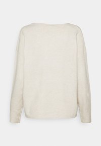 Onlrica Life L S V Neck Pullover Knit Birch Detail Melange