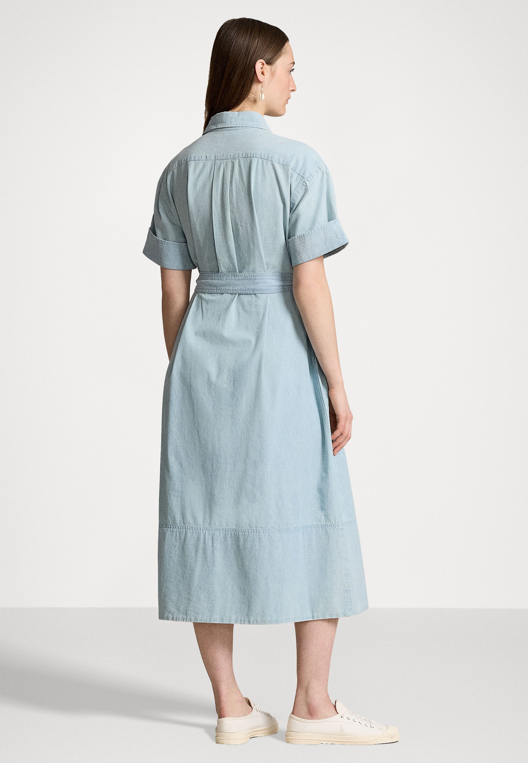 Polo Ralph Lauren COTTON CHAMBRAY SHIRTDRESS - Shirt dress